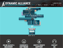 Tablet Screenshot of dynamic-alliance.com